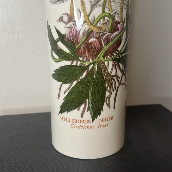 Portmeirion Botanic Garden Serif Vase Helleborus Niger Christmas Rose 9''H - Picture 5 of 12